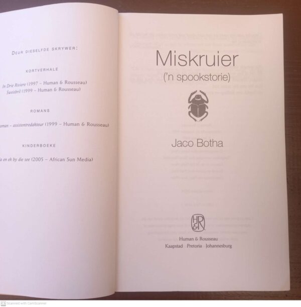 Miskruier3 Miskruier — Jaco Botha secondhand book