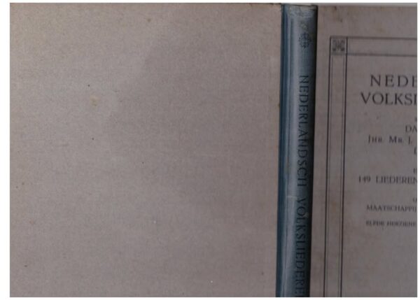 Nederlandsch Volksliederenboek — Daniel De Lange secondhand book