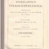 Nederlandsch Volksliederenboek — Daniel De Lange secondhand book