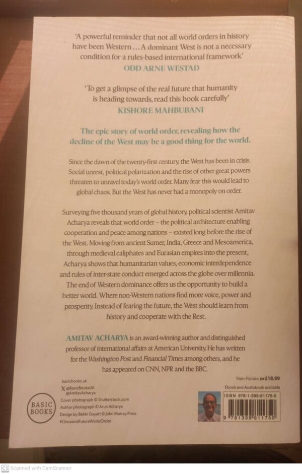 The Once And Future World Order – Amitav Acharya secondhand book