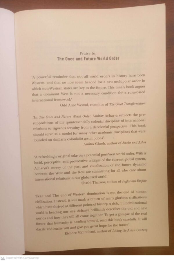 The Once And Future World Order – Amitav Acharya secondhand book