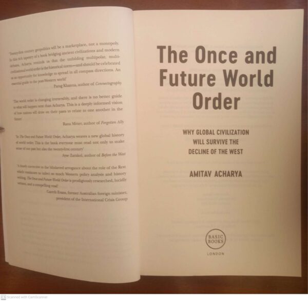 The Once And Future World Order – Amitav Acharya secondhand book