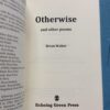 Otherwise And Other Poems – Brian Walter secondhand book