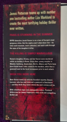 The Postcard Killers – James Patterson, Liza Marklund secondhand book