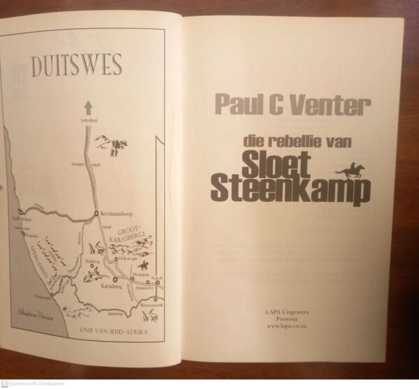 Die Rebellie Van Sloet Steenkamp – Paul C. Venter secondhand book
