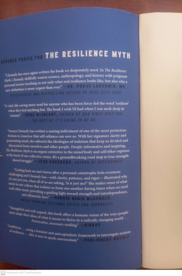 The Resilience Myth – Soraya Chemaly secondhand book