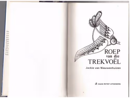 Roep Van Die Trekvoël — Jackie Van Nieuwenhuizen secondhand book