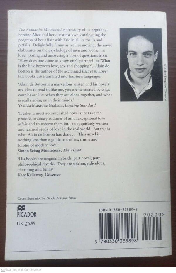 The Romantic Movement — Alain De Botton secondhand book