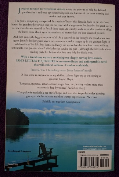 Sam’s Letters To Jennifer – James Patterson secondhand book