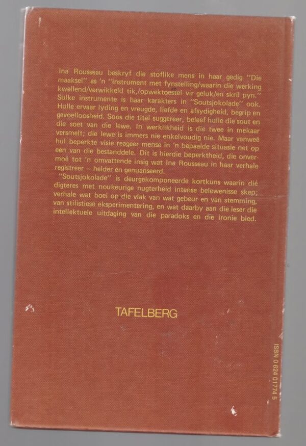 Soutsjokolade2 Soutsjokolade – Ina Rousseau secondhand book