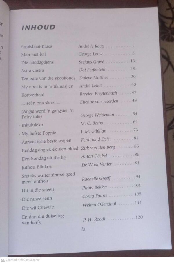 Storiepalet — Jan B. Vermaak secondhand book