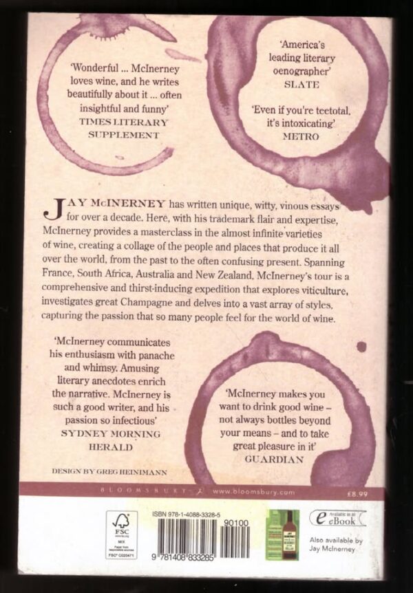 The Juice: Vinous Veritas – Jay McInerney secondhand book