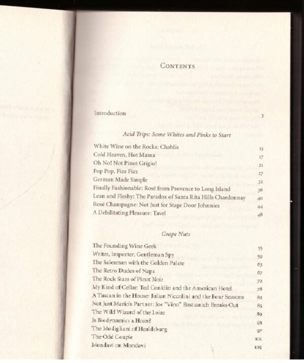 The Juice: Vinous Veritas – Jay McInerney secondhand book