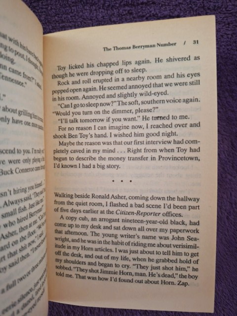 The Thomas Berryman Number – James Patterson secondhand book