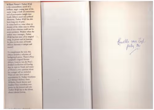 Turbott Wolfe — William Plomer secondhand book