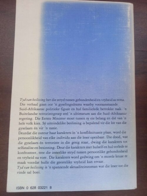 Tyd Van Beslissing – Marié Heese secondhand book
