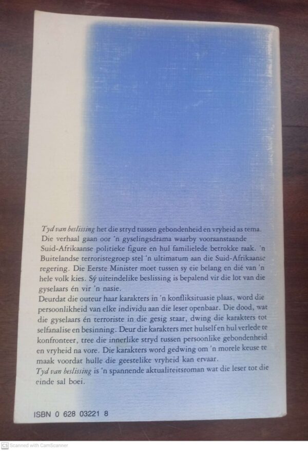 Tyd Van Beslissing – Marié Heese secondhand book