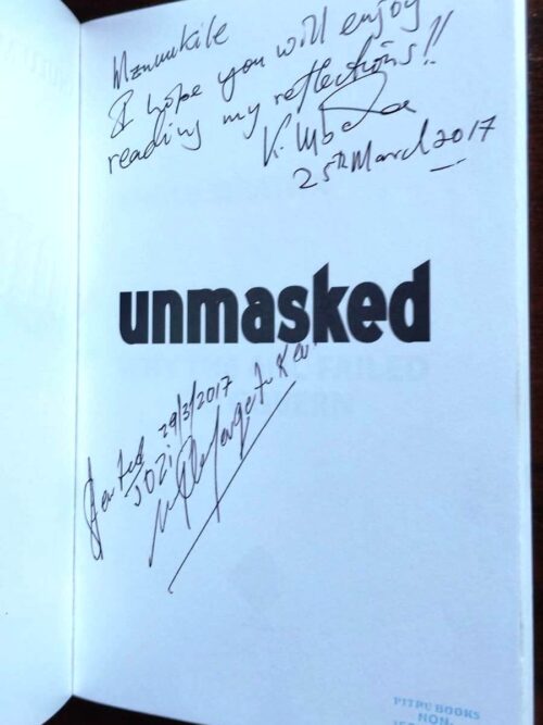 Unmasked: Why the ANC Failed to Govern – Khulu Mbatha (Signed 1st Edition) secondhand book