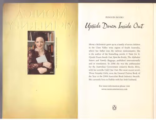 Upside Down Inside Out — Monica McInerney secondhand book