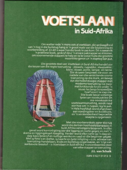 Voetslaan In Suid-Afrika — Helmke Hennig secondhand book