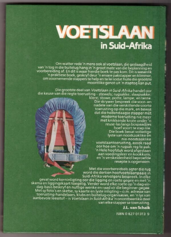 Voetslaan In Suid-Afrika — Helmke Hennig secondhand book