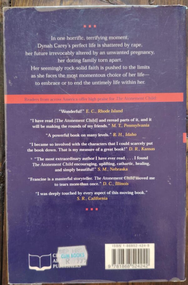 The Atonement Child – Francine Rivers secondhand book