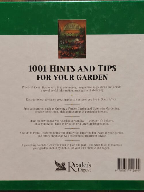 1001 Hints And Tips For Your Garden – Reader’s Digest secondhand book