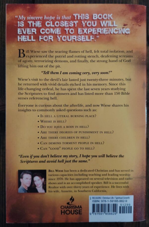 23 Minutes In Hell – Bill Wiese secondhand book