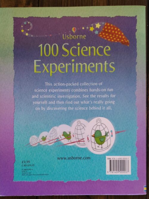 100 Science Experiments – Usborne secondhand book