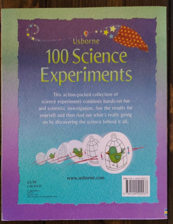 100 Science Experiments – Usborne secondhand book