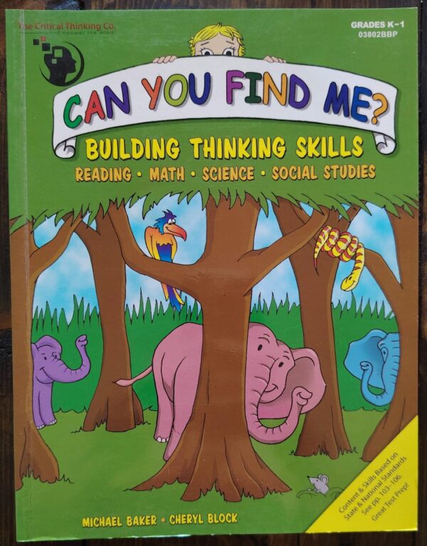 Can You Find Me? – Michael Baker, Cheryl Block secondhand book