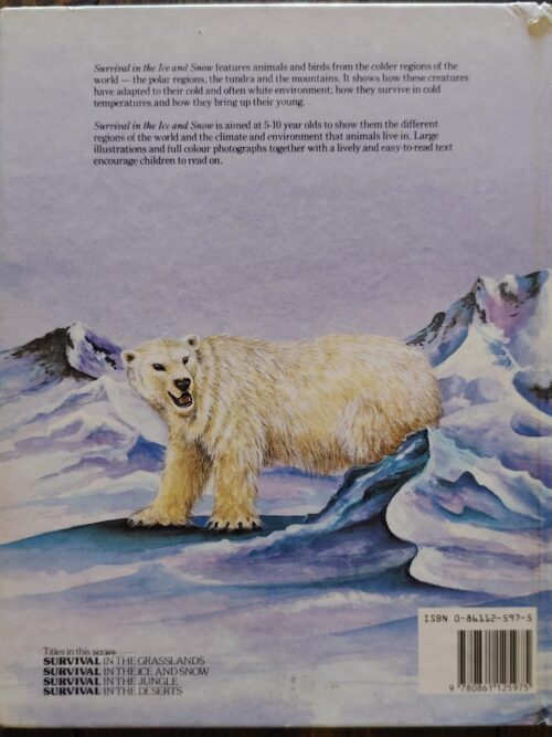 Survival In The Ice And Snow – Jane & David Glover secondhand book