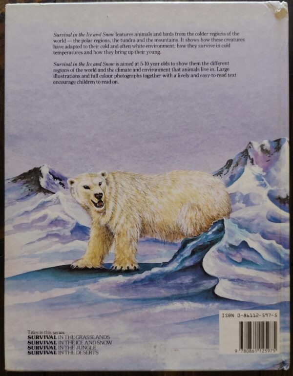 Survival In The Ice And Snow – Jane & David Glover secondhand book