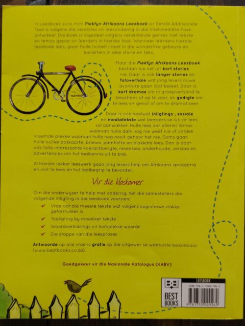 Piekfyn Afrikaans Leesboek Graad 5 – R Vosloo, F Viljoen secondhand book