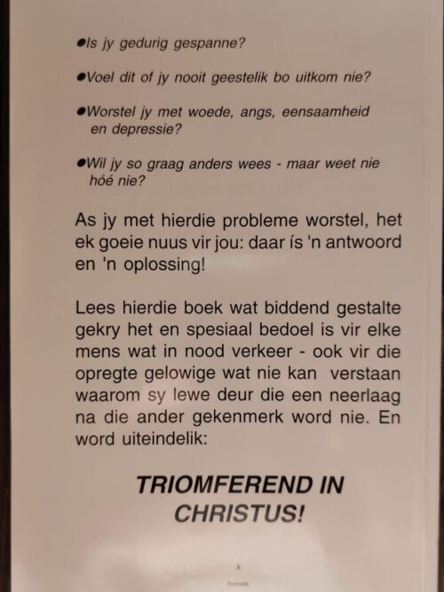 Triomferend In Christus – Danie Steyn secondhand book