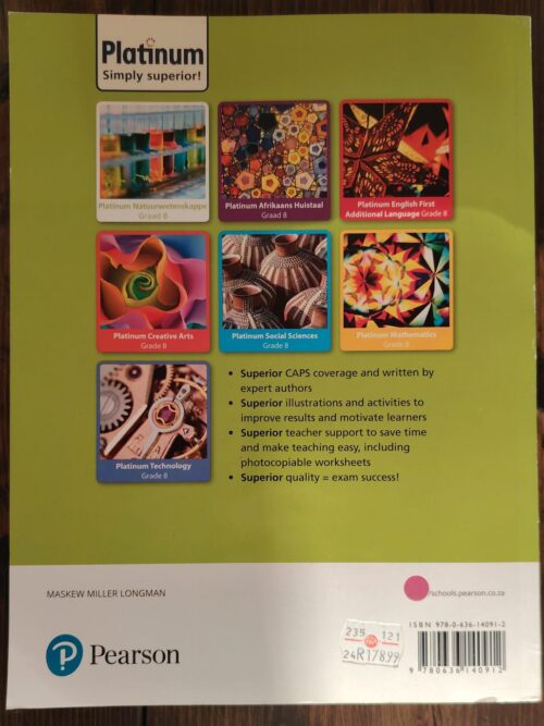 Platinum Natural Sciences Grade 8 secondhand book
