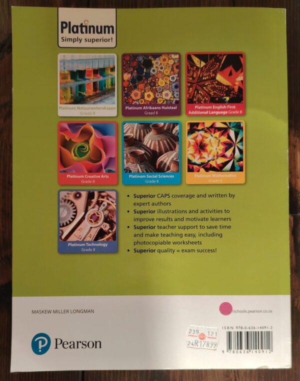 Platinum Natural Sciences Grade 8 secondhand book