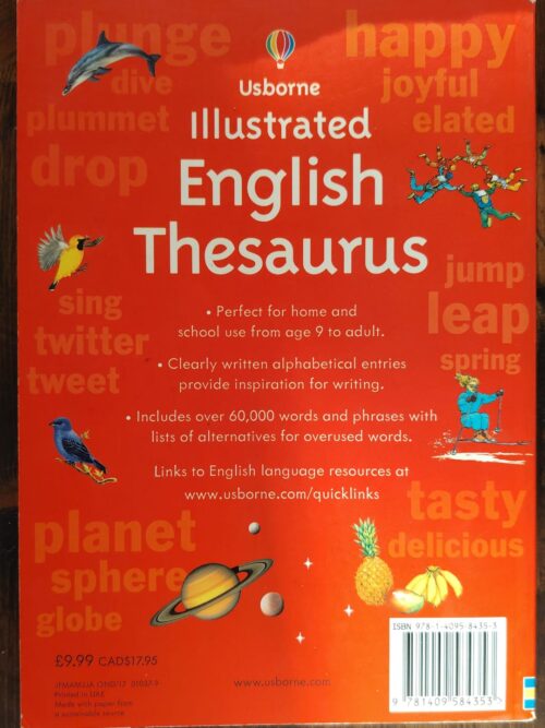 Illustrated English Thesaurus – J Bingham, F Chandler secondhand book