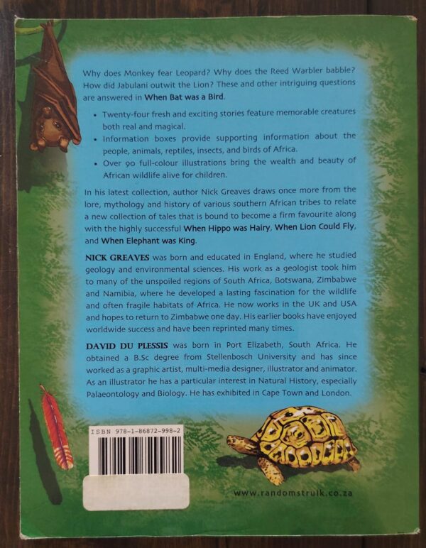 When Bat was a Bird – Nick Greaves secondhand book
