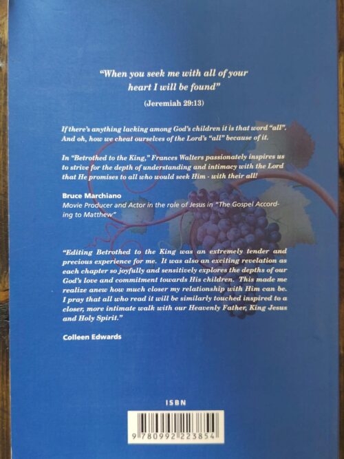 Betrothed to the King – Frances Walters secondhand book