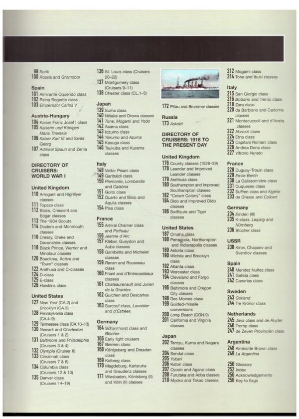 The World Encyclopedia Of Cruisers – Bernard Ireland secondhand book