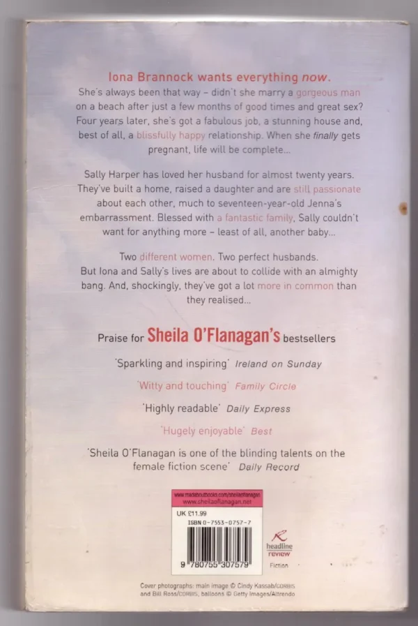 Yours, Faithfully — Sheila O’Flanagan secondhand book