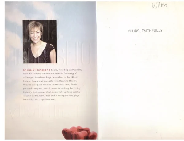 Yours, Faithfully — Sheila O’Flanagan secondhand book