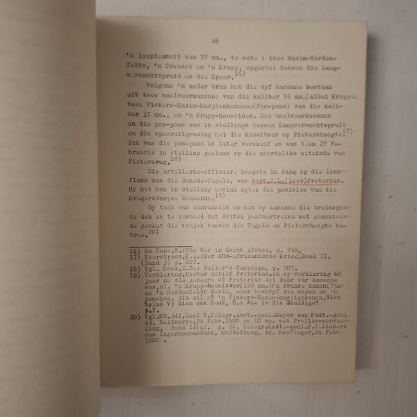 Die militêre Situasie Aan Die Benede-Tugela Op Die Vooraand Van Die Britse Deurbraak By Pietershoogte – Casparus Marius Bakkes secondhand book