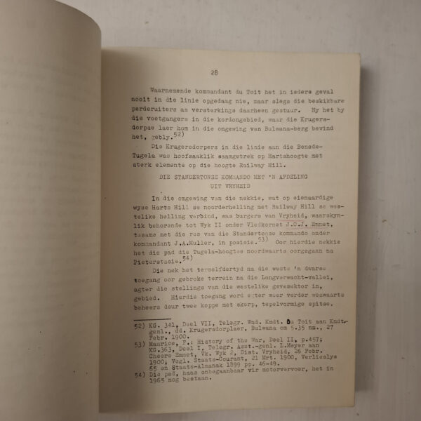 Die militêre Situasie Aan Die Benede-Tugela Op Die Vooraand Van Die Britse Deurbraak By Pietershoogte – Casparus Marius Bakkes secondhand book