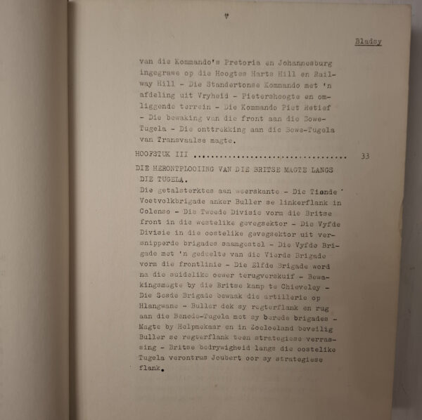 Die militêre Situasie Aan Die Benede-Tugela Op Die Vooraand Van Die Britse Deurbraak By Pietershoogte – Casparus Marius Bakkes secondhand book