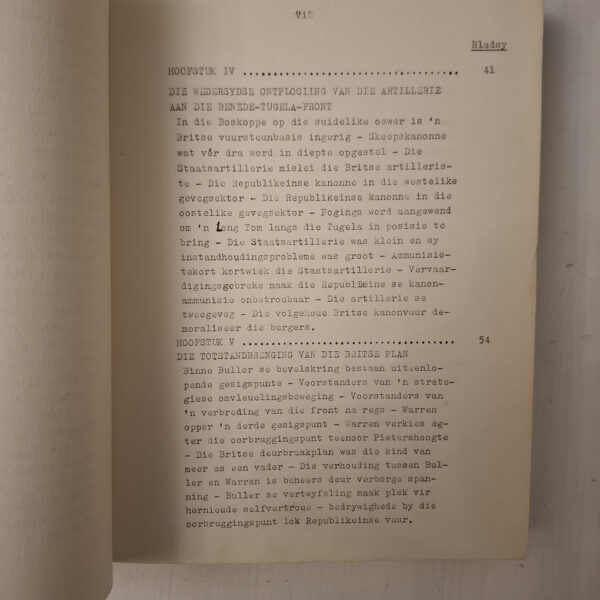 Die militêre Situasie Aan Die Benede-Tugela Op Die Vooraand Van Die Britse Deurbraak By Pietershoogte – Casparus Marius Bakkes secondhand book