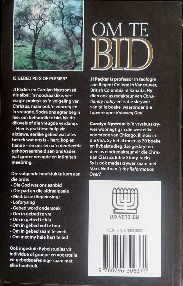 Om Te Bid: Van Plig Na Plesier – JI Packer, Carolyn Nystrom secondhand book