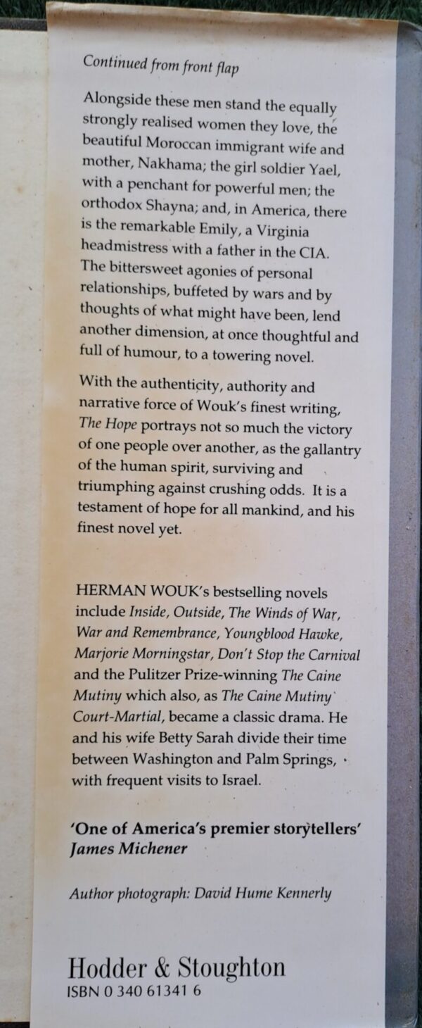 20251103_140150 The Hope – Herman Wouk secondhand book