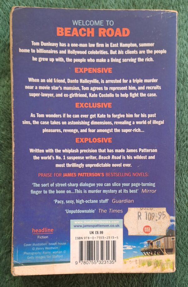 20251103_141032 Beach Road – James Patterson & Peter De Jonge secondhand book